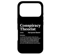 Carcasa para iPhone 17 Pro Teórico de la conspiración Definición Objetivo Diccionario Significado