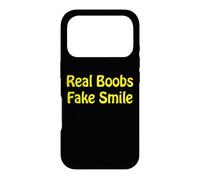 Carcasa para iPhone 17 Pro Tetas Reales. Sonrisa Falsa