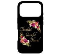 Carcasa para iPhone 17 Pro Thankful Grateful Blessed - Women & Girls Christian Faith