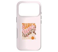 Carcasa para iPhone 17 Pro Thankful Love Fall Thanksgiving Retro Aesthetic