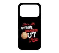 Carcasa para iPhone 17 Pro That's My Awesome Grandson out There Baseball Lovers