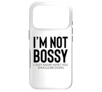 Carcasa para iPhone 17 Pro The Boss I'm Not Bossy I Just Know What You Should Be Doing