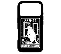 Carcasa para iPhone 17 Pro The Chonk Funny Fat Cat Meme Tarot Card Witchy