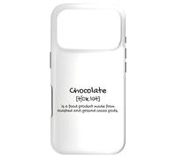 Carcasa para iPhone 17 Pro The Definition of Chocolate lIllustration Graphic Designs