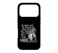 Carcasa para iPhone 17 Pro The Devil Saw Me with My Head Down Thought He'd Won Knights