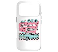 Carcasa para iPhone 17 Pro The Fifties 1950s Car Music Checkerboard Rockabilly Sock Hop