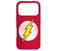 Carcasa para iPhone 17 Pro The Flash Logo Distressed White & Yellow