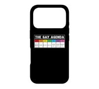 Carcasa para iPhone 17 Pro The Gay Agenda LGBTQ Rainbow Gay LGBT Pride Month