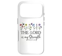 Carcasa para iPhone 17 Pro The Joy of The Lord is Strength Sign My Scripture Psalm 28:7