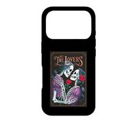 Carcasa para iPhone 17 Pro The Lovers Tarot Card Oculto Esqueleto Rosas Gótico Besos