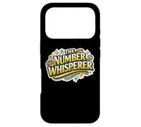 Carcasa para iPhone 17 Pro The Number Whisperer Funny Contable Contador Contador CPA Broma