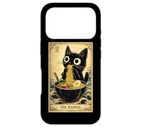 Carcasa para iPhone 17 Pro The Ramen Tarot Card Ramen Cat Comida Japonesa Tazón de Fideos