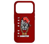 Carcasa para iPhone 17 Pro The Real Gangster Tough Bulldog con Gorra y Cadena Urban