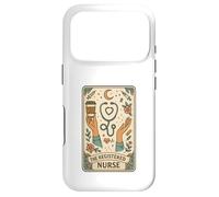 Carcasa para iPhone 17 Pro The Registered Nurse Tarot Stethoscope Coffee Floral
