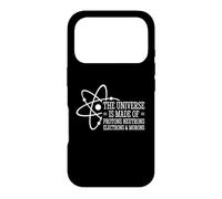 Carcasa para iPhone 17 Pro The Universe Is Made of Protons Neutrons Electrons and Moron