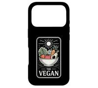 Carcasa para iPhone 17 Pro The Vegan Sun-Blessed Produce Bowl, Estilo Tarot Retro
