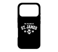 Carcasa para iPhone 17 Pro The Village of St James - Diseño de Palmeras de Estilo clásico
