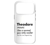 Carcasa para iPhone 17 Pro Theodore como un Chico Normal Solo Cool Legend King First