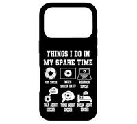 Carcasa para iPhone 17 Pro Things I Do in my Spare Time, Soccer Player Merch. Soccer