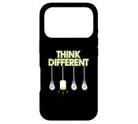 Carcasa para iPhone 17 Pro Think Different Lateral Thinking Lights Lamps Bulbs
