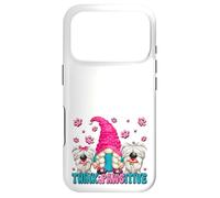 Carcasa para iPhone 17 Pro Think Pawsitive Dog Quote For Women Funny Puppy Dog GNOME