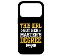 Carcasa para iPhone 17 Pro This Girl Got Her Masters Degree Graduation Mastered It 2026
