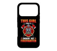 Carcasa para iPhone 17 Pro This Girl Has A Smokin' Hot Firefighter Fireman Firefighters