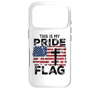 Carcasa para iPhone 17 Pro This Is My Pride Flag Jesus Cross USA American 4 of July