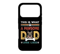 Carcasa para iPhone 17 Pro This Is What A Pawsome Dad Look Likes German Shepherd Dog