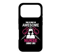 Carcasa para iPhone 17 Pro This Is What An Awesome Nurse Looks Like Funny Nursing Nurse