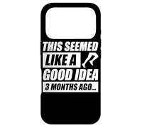Carcasa para iPhone 17 Pro This Seemed Like a Good Idea Jogging Corredor Divertido Correr