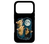 Carcasa para iPhone 17 Pro Three Chihuahuas Howling At The Moon 3 Chihuahua Moon