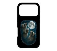 Carcasa para iPhone 17 Pro Three Raccoons Howling At The Moon 3 Raccoon Moon