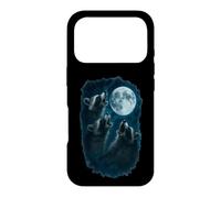 Carcasa para iPhone 17 Pro Three Raccoons Howling At The Moon 3 Raccoon Moon