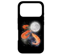 Carcasa para iPhone 17 Pro Three Shrimp Moon Howling at The Moon Funny Prawn Meme