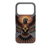 Carcasa para iPhone 17 Pro Thunderbird Nativo Americano Mitología Southwest Bird Zia