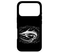 Carcasa para iPhone 17 Pro Tiburon Zorro Pelagico Line Art Pez
