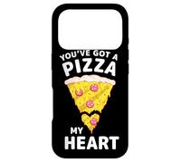 Carcasa para iPhone 17 Pro Tienes una Pizza de mi corazón, Divertida Amante del día de San Valentín