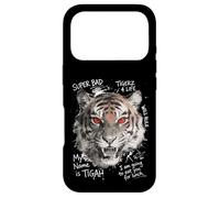 Carcasa para iPhone 17 Pro Tigre Ojos Rojos Mirada Furiosa Estilo Callejero Vibraciones
