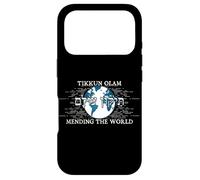 Carcasa para iPhone 17 Pro Tikkun Olam Sanando el Mundo Judaísmo Vintage