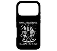 Carcasa para iPhone 17 Pro Till Death Do Us Part Esqueleto Novia Novio Pareja Coincidencia