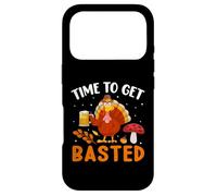 Carcasa para iPhone 17 Pro Time To Get Basted Turkey Thanksgiving Thankful