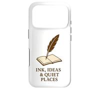 Carcasa para iPhone 17 Pro Tinta, Ideas y Lugares tranquilos: Libro de Pluma de Pluma