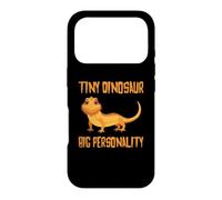 Carcasa para iPhone 17 Pro Tiny Dinosaur Big Personality Cute Bearded Dragon
