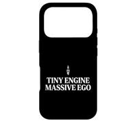 Carcasa para iPhone 17 Pro Tiny Engine Massive Ego Entusiasta de los Coches compactos