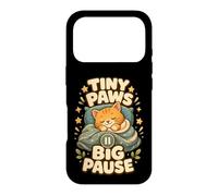 Carcasa para iPhone 17 Pro Tiny Paws Big Pause Gato Siesta Calma