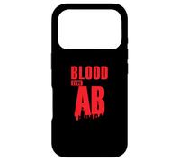 Carcasa para iPhone 17 Pro Tipo de Sangre AB Factor Rhesus Grupo sanguíneo Corazón