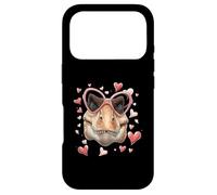 Carcasa para iPhone 17 Pro Tiranosaurio Tiranosaurio Rex Corazón de San Valentín T-Rex