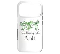 Carcasa para iPhone 17 Pro Tis a Blessing to be Irish Blessings St Patricks Lucky Women