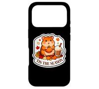 Carcasa para iPhone 17 Pro Tis The Season Hámster Otoño Otoño Calabaza Especias Hojas